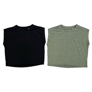 DSG Girls M (10/12) Activewear Wicking Athletic Sleeveless Tank Tops